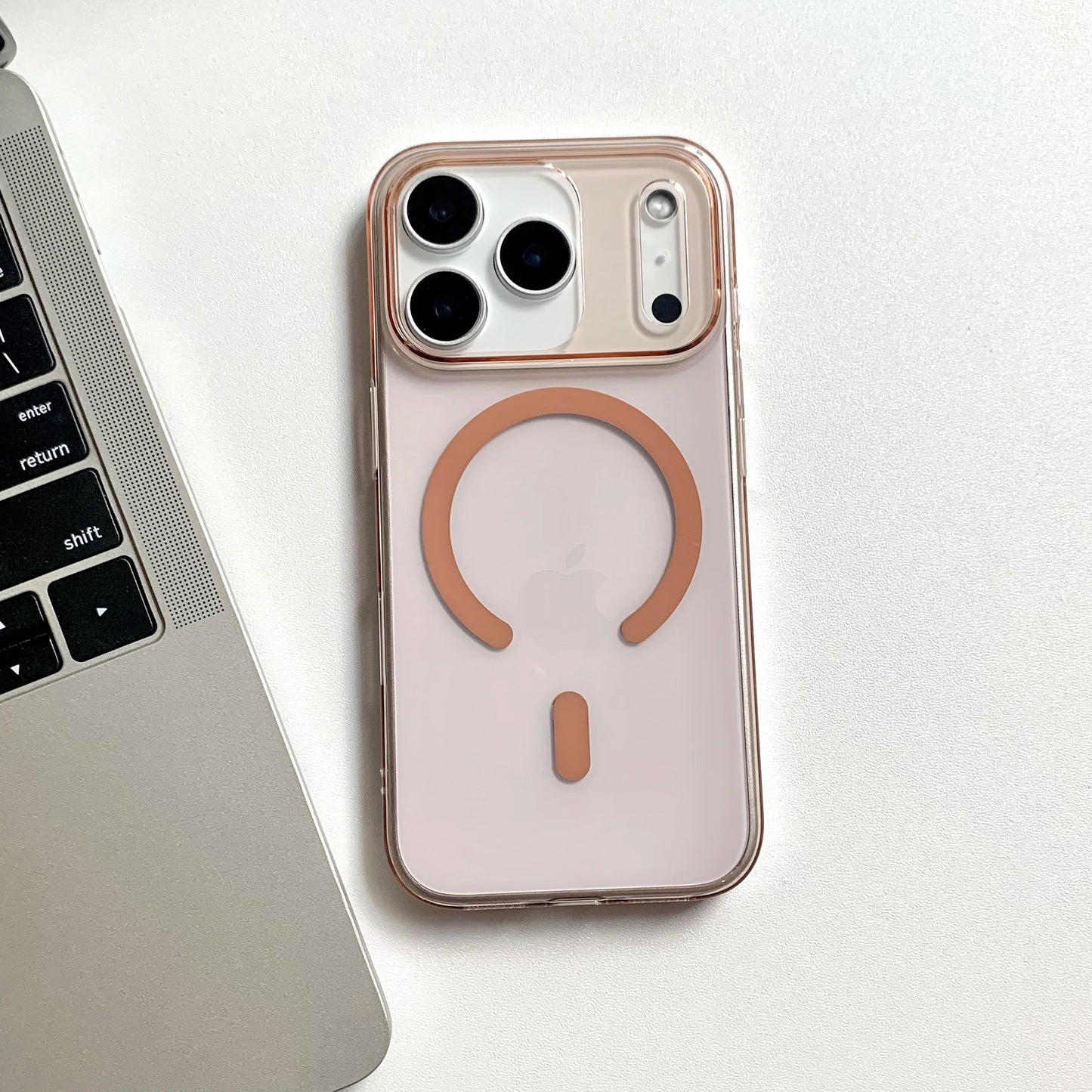 Transparent MagSafe Case for iPhone 17 Pro & 17 Pro Max Shockproof PC