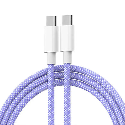 60W USB-C to USB-C Fast Charging Cable – PD Power & Data for iPhone & Android