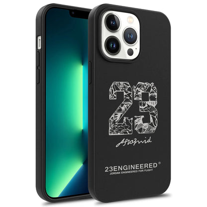 Wheat Degrade Silicone Case for iPhone 11–13 Pro Mini – Sports Number 23 Design