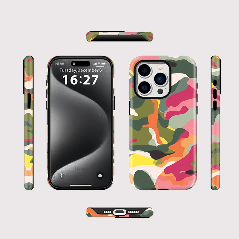 MagSafe Acrylic Case for iPhone 16–11 | Colorful Magnetic Shockproof Cover