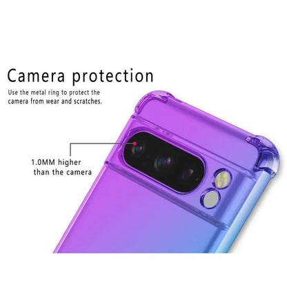 Gradient Airbag TPU Shockproof Case for Google Pixel 10 9 Pro XL 9A 5G