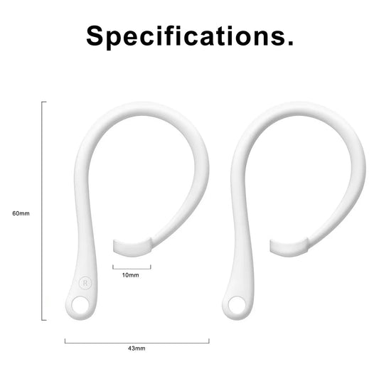 Bluetooth Earphone Silicone Earhooks for AirPods 1/2/Pro, Secure Loop Clip Accessories