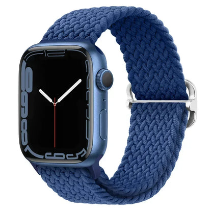 Braided Nylon Strap for Apple Watch Ultra 2/Series 10–4 Adjustable Band