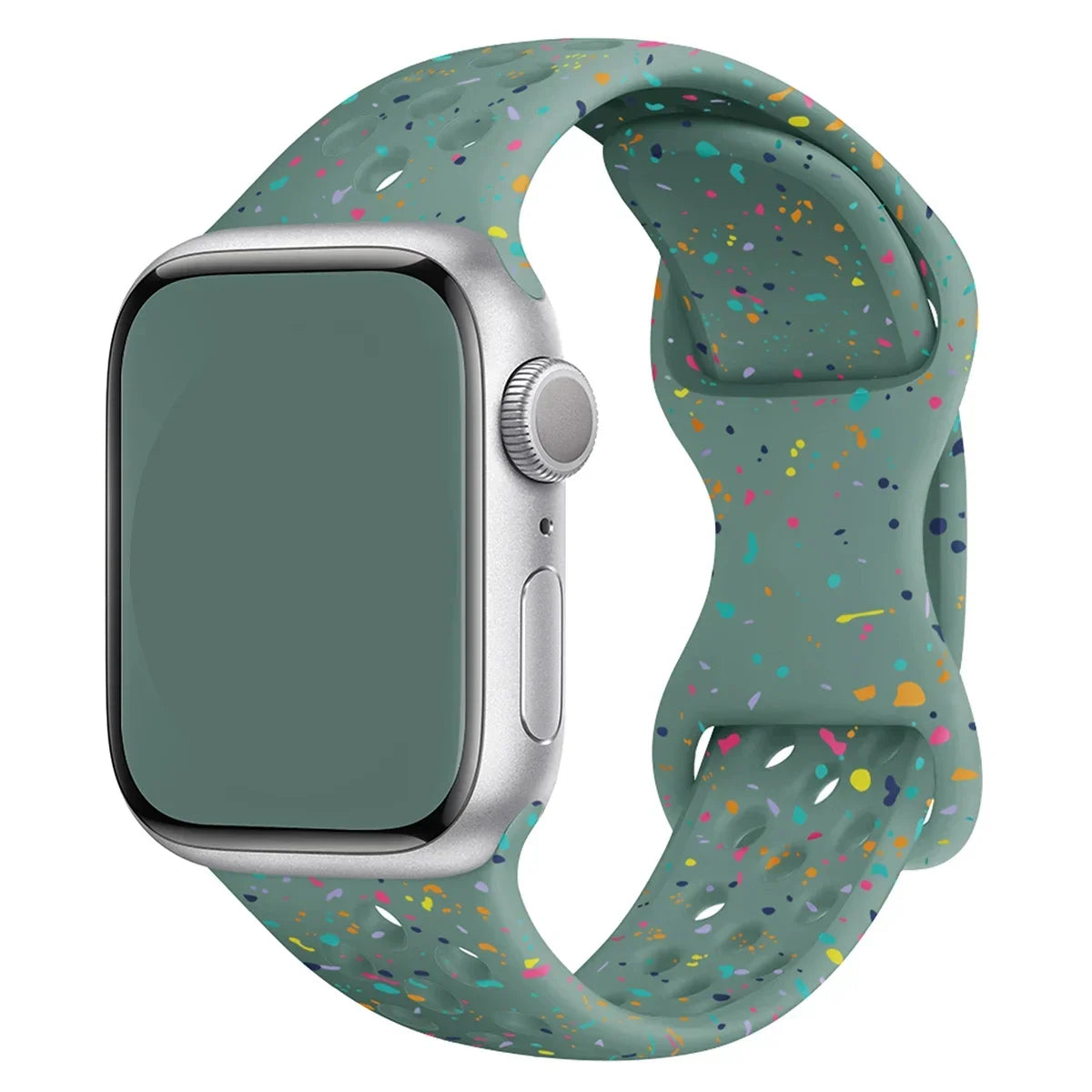 Transparent Silicone Strap for Apple Watch Ultra 2 & Series 10–SE (38–49mm)