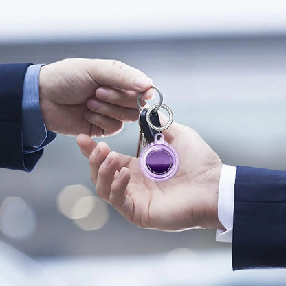 4/8/6  Pack Waterproof AirTag Keychain Case for Pet Collars & Key Rings