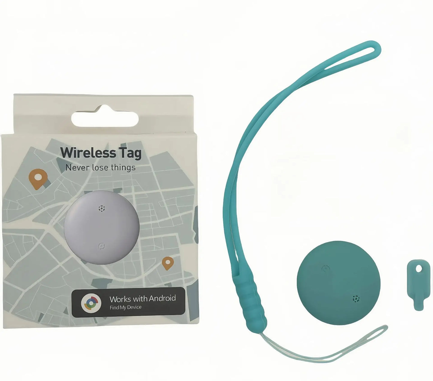 Mini Bluetooth Tracker for Android – Key, Bag, & Item Finder with Google Support