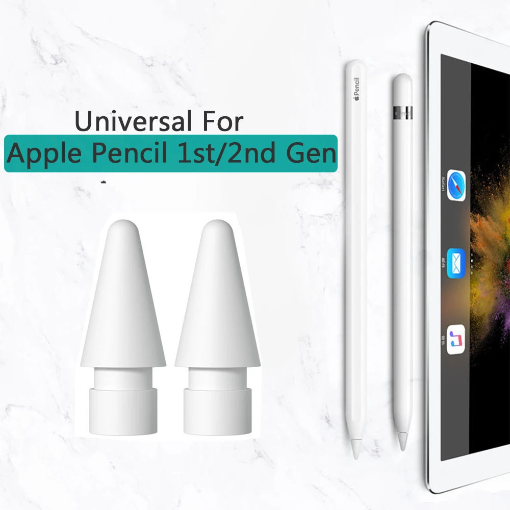 Replacement Tips for Apple Pencil 1st & 2nd Gen | Soft & Hard Double-Layer Nibs