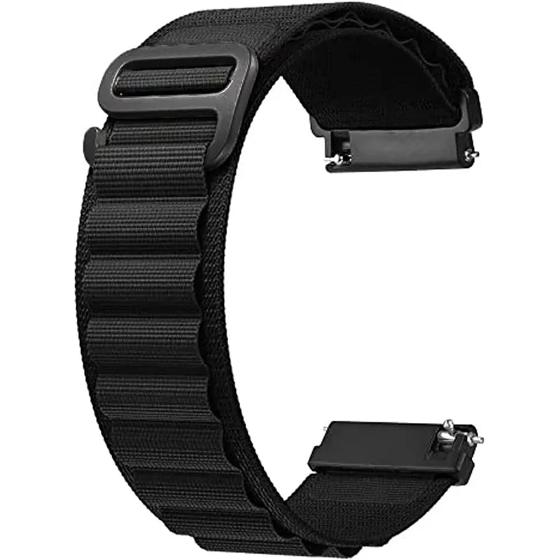 Nylon Loop Strap 20mm/22mm para Galaxy Watch 7 6 5 4 y Amazfit GTS