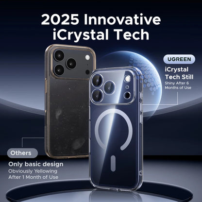 Transparent MagSafe Case for iPhone 17 Air 17 16E 16 15 14 13 12 11 Pro Max