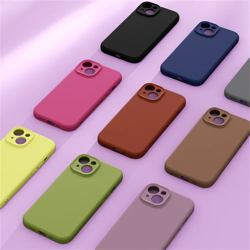 Liquid Silicone MagSafe Case for iPhone 16 Pro Max, 15 Pro, 14 Pro Max