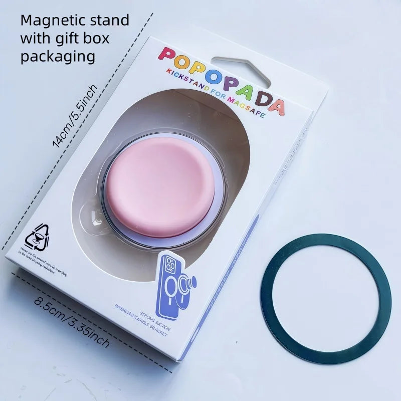 Cute Multicolor Silicone MagSafe Grip Tok Stand for iPhone Wireless Charging