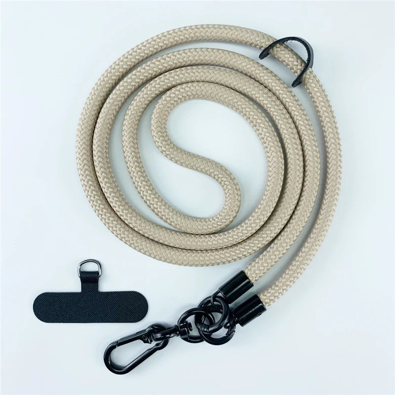 120CM Fashion Phone Lanyard Strap with Hook for Anti-Loss & Card Holder