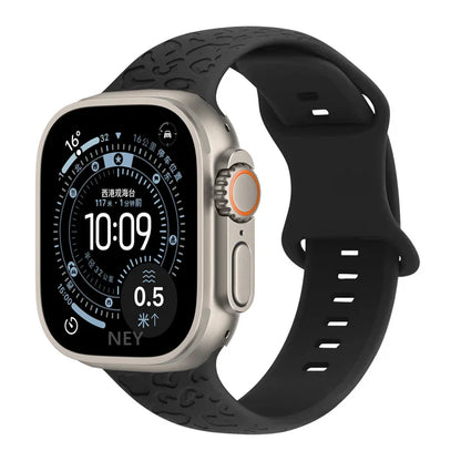 Engraved Silicone Strap for Apple Watch 11/10/9/8/7/SE Ultra 3 Band