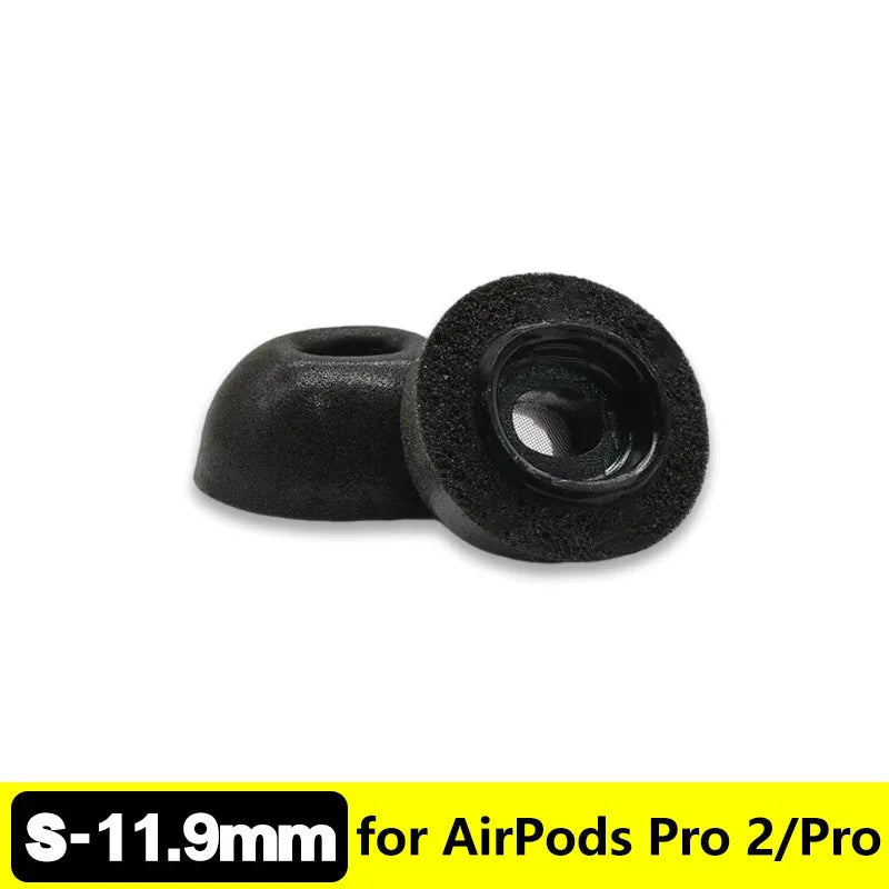 Memory Foam Eartips for AirPods Pro 1 & 2 – Soft & Case-Friendly Fit