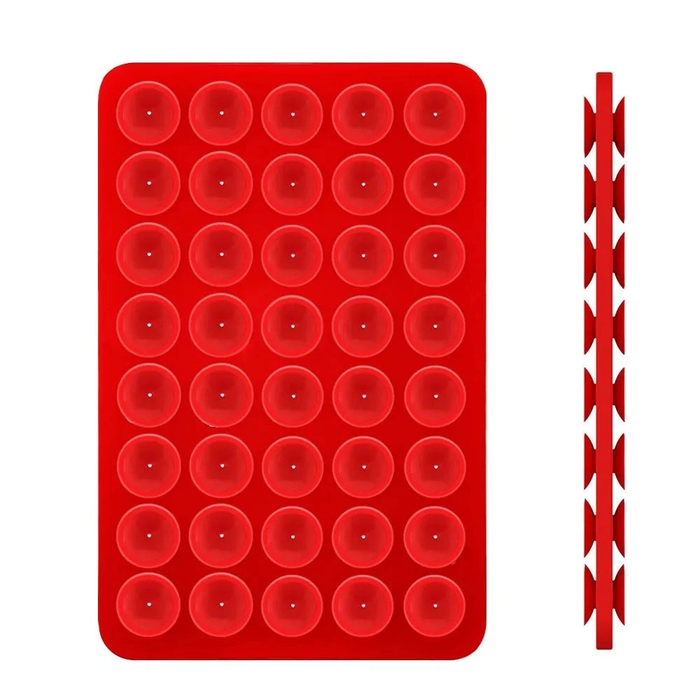 Silicone Suction Phone Case Mount Non-Slip Stand for Selfies & Videos - Mixed Colors