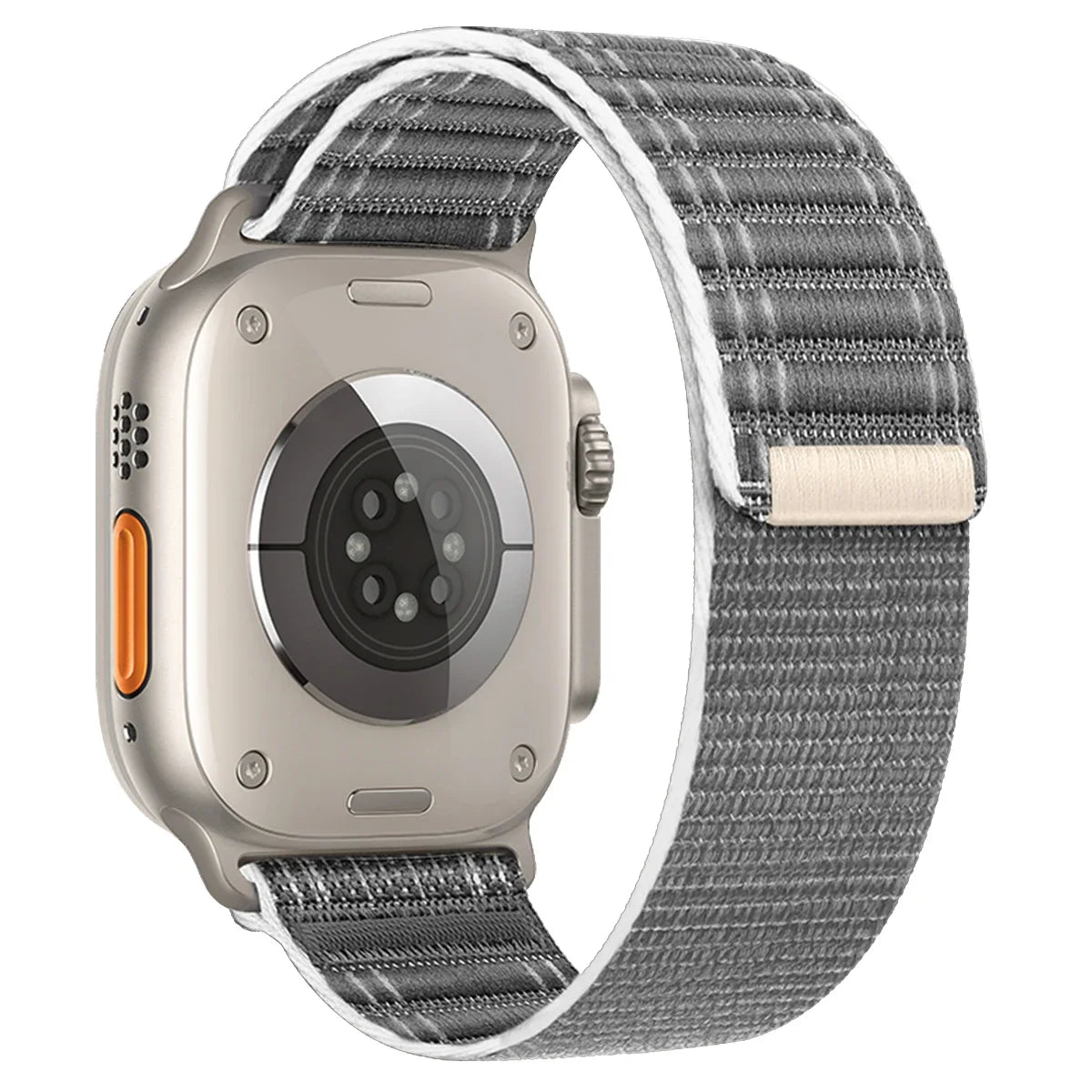 Nylon Wave Pattern Strap for Apple Watch Ultra 2 & Series 10–3, Adjustable 38–49mm Band