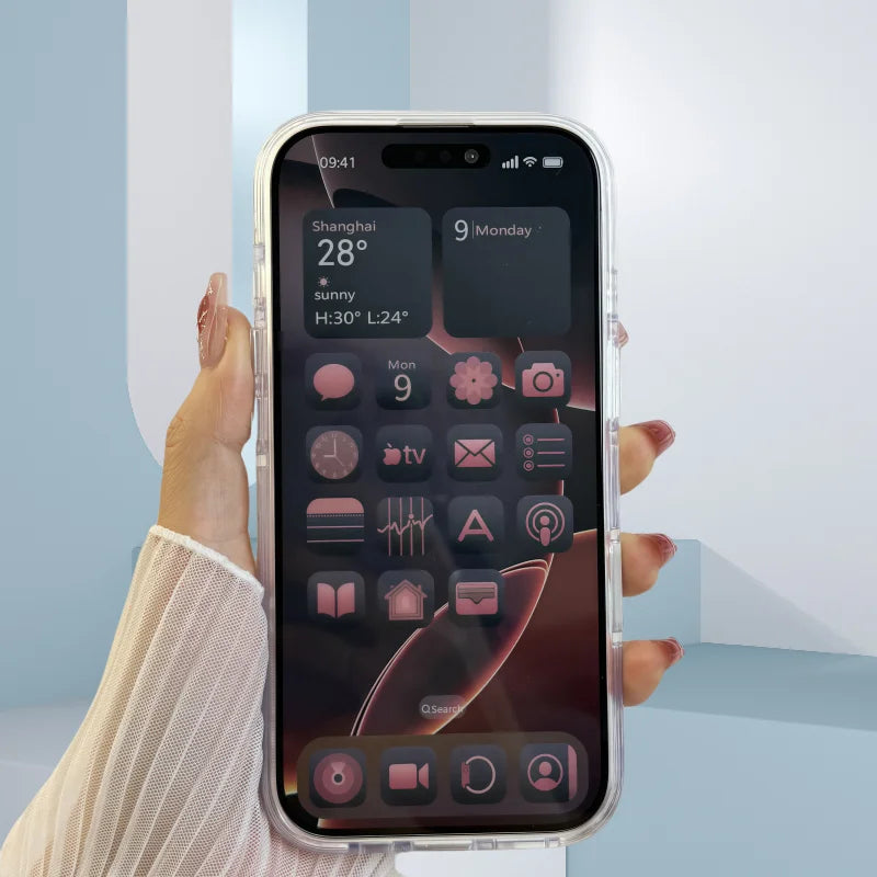 Polka Dots MagSafe Case for iPhone 14–16 Pro Max – Matte & Shockproof