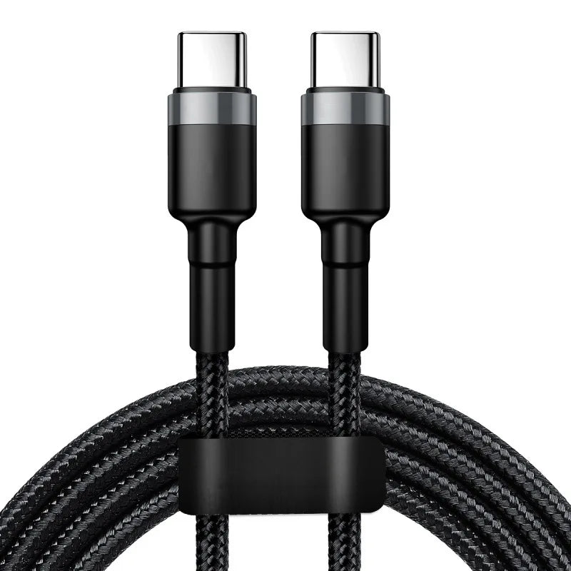 Type-C to Type-C PD Fast Charging Cable 6A | Data Line for Phone & Laptops