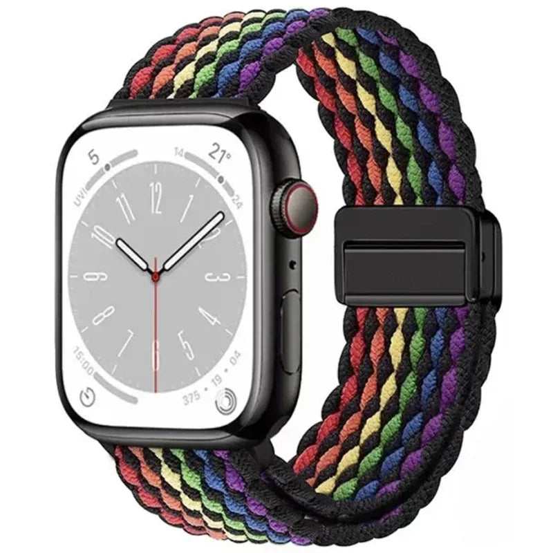 Braided Magnetic Strap for Apple Watch Ultra 2 & Series 10–6 SE Band