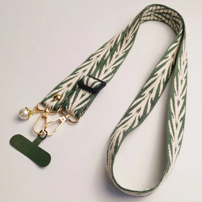 Adjustable Crossbody Phone Lanyard with Card Holder for All Mobile Phone Cases