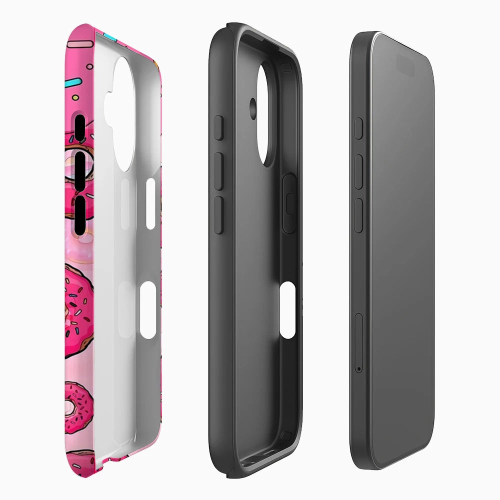 Pink Donut Delight Case for iPhone 17 16 15 14 13 12 11 Pro Max Plus