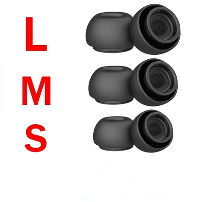 Memory Foam Ear Tips for AirPods Pro – 3pcs Soft Silicone Covers