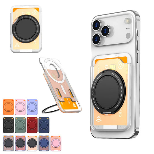 MagSafe Magnetic Wallet Card Holder Stand for iPhone & Samsung Phones