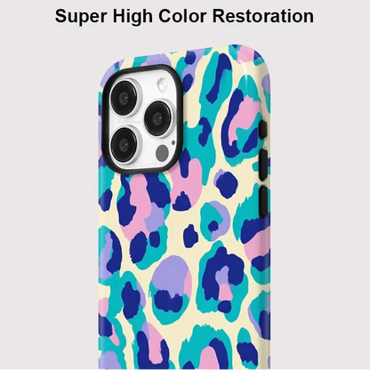 Leopard Print Magnetic Case for iPhone 17 Series | 2-in-1 Acrylic TPU Cover