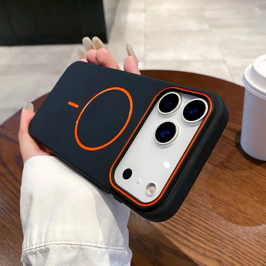 Magnetic Matte MagSafe Case for iPhone 17 Pro Max Air 16E 15 14 13 12 11