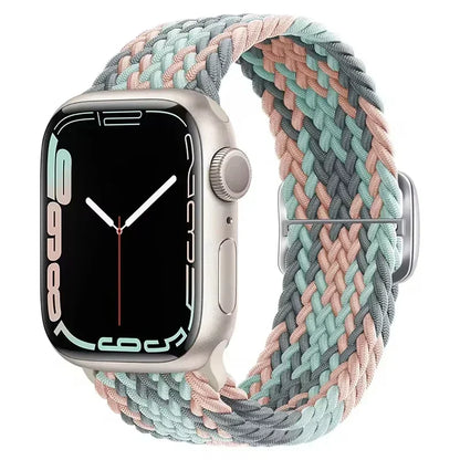 Braided Solo Loop for Apple Watch Ultra & Series 10–3 SE Elastic Band