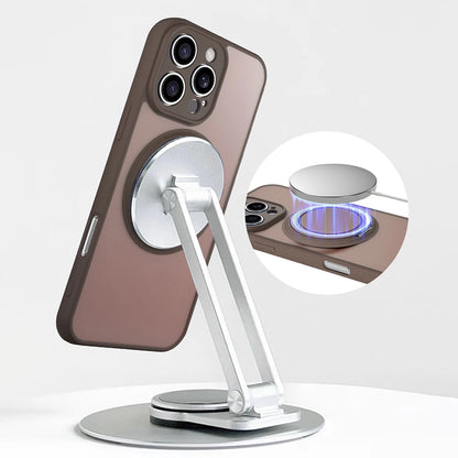 360° Rotating Magnetic Stand Case for iPhone 17 16 15 14 13 12 11 Pro Max