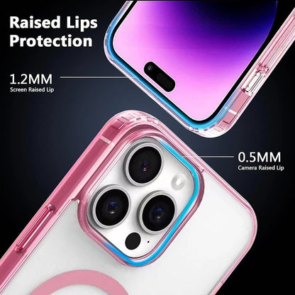 Strong Magnetic MagSafe Hybrid Case Matte Candy Colors for iPhone 11 to 16 Pro Max