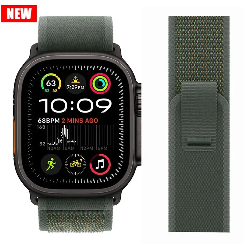 Trail Loop Band for Apple Watch Ultra 2 49mm Series 10 9 8 7 6 SE Sport
