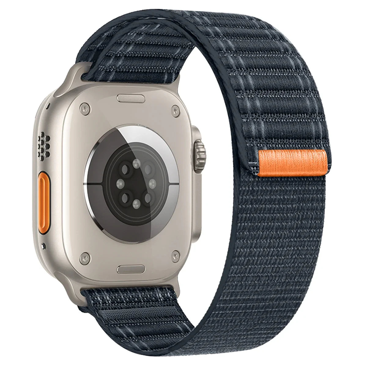 Nylon Wave Pattern Strap for Apple Watch Ultra 2 & Series 10–3, Adjustable 38–49mm Band