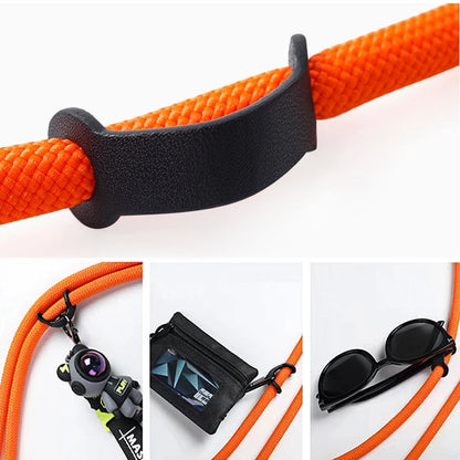 150CM Adjustable Phone Lanyard Strap, Detachable Universal Crossbody Neck Cord with Clip