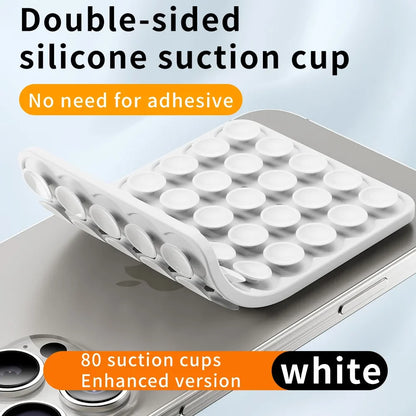 Double-Sided Silicone Suction Pad for Phone Fixing Adhesive Rubber Sucker Pad