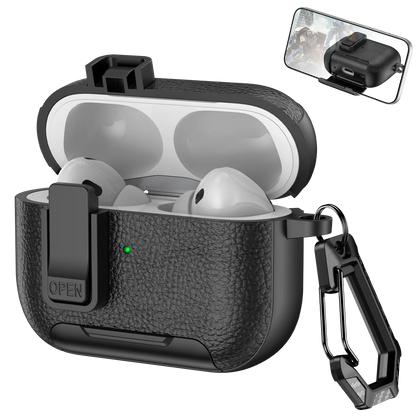 Cortex Phone Holder Case – Protective Cover with Hook for AirPods 1–4 & Pro Series