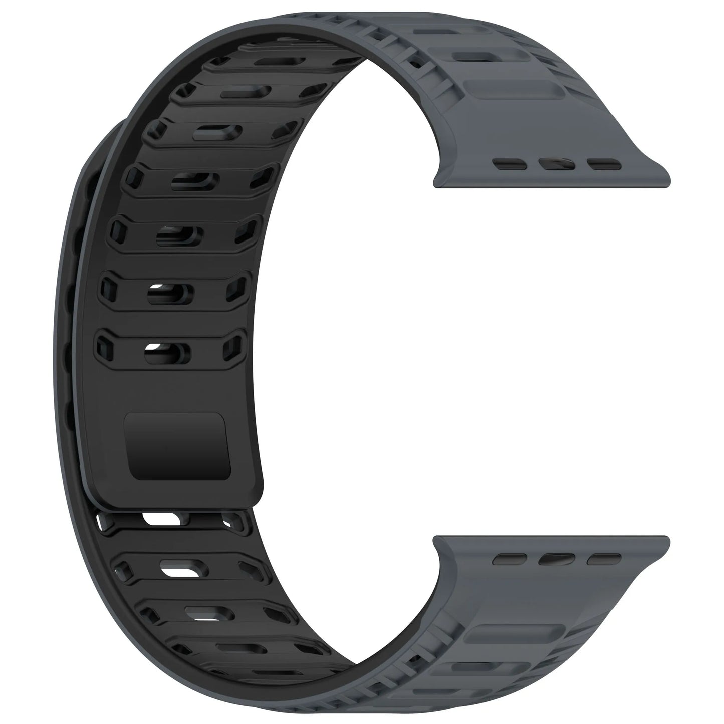 Magnetic Strap for Apple Watch Ultra 2 – Silicone Band Series 4–10 SE