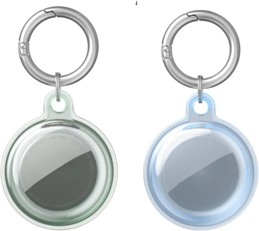 4/8/6  Pack Waterproof AirTag Keychain Case for Pet Collars & Key Rings
