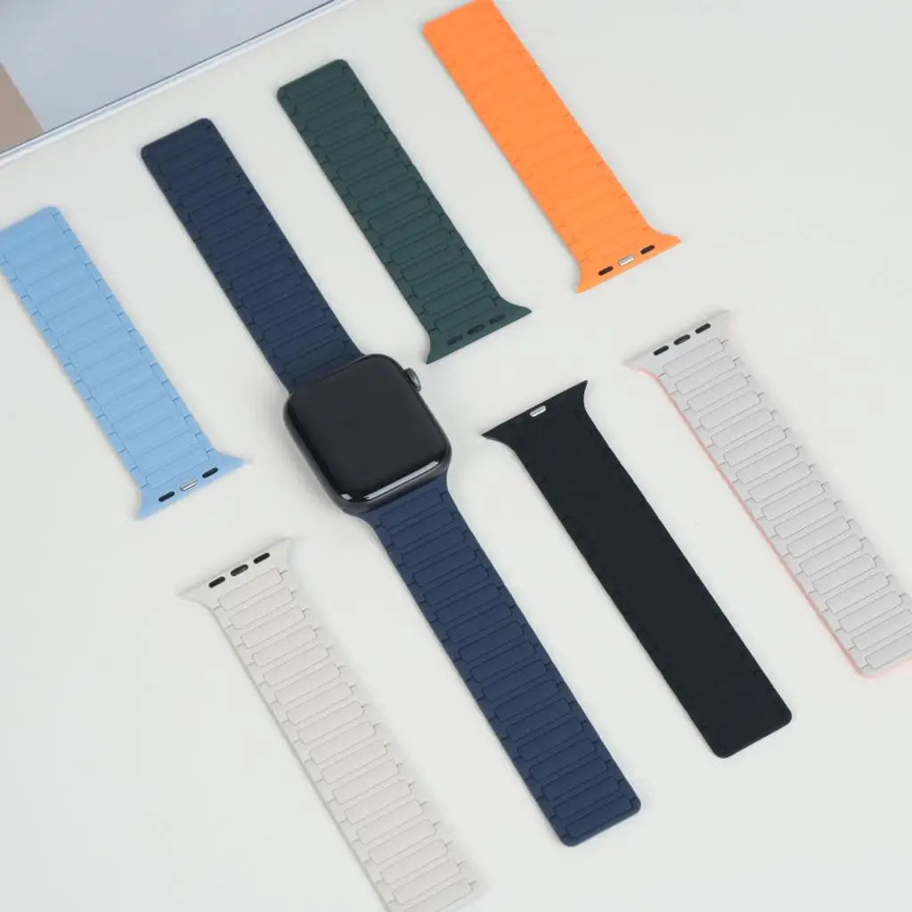 Sports Silicone Magnetic Band – Apple Watch Ultra 2 & Series 5-10 (38-49mm)