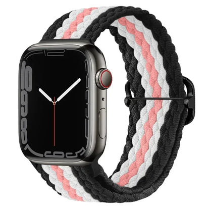Braided Solo Loop for Apple Watch Ultra & Series 10–7 SE Elastic Band