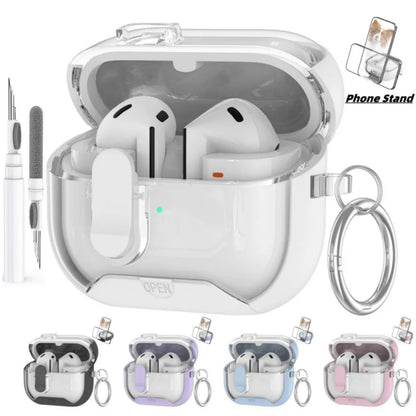 Secure Lock Case for Samsung Galaxy Buds 3 / 3Pro with Phone Stand