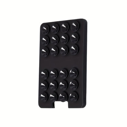 Silicone Suction Cup Phone Holder with Card Wallet for iPhone and Android Selfies