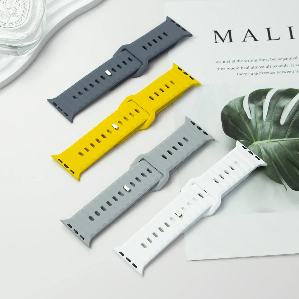 Sport Silicone Strap for Apple Watch Ultra 2 & Series 9–6 | 49–42mm Band