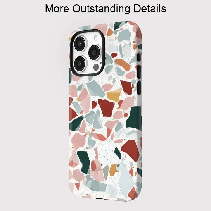 Magnetic Marble Pattern Case for iPhone 16–11 | Acrylic Shockproof Cover