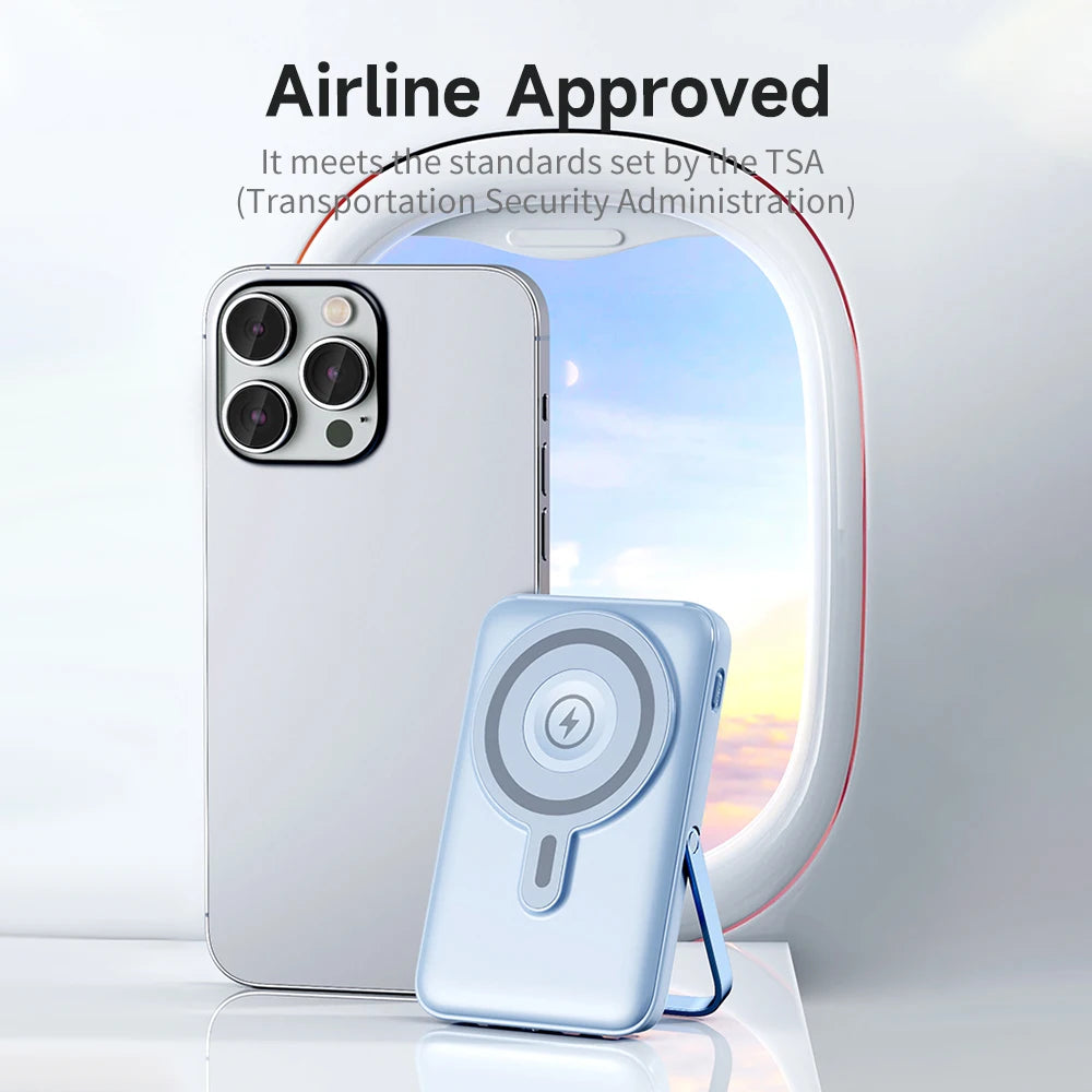 Magnetic 20000mAh Power Bank | 3-in-1 Fast Charging with Stand & LED Display