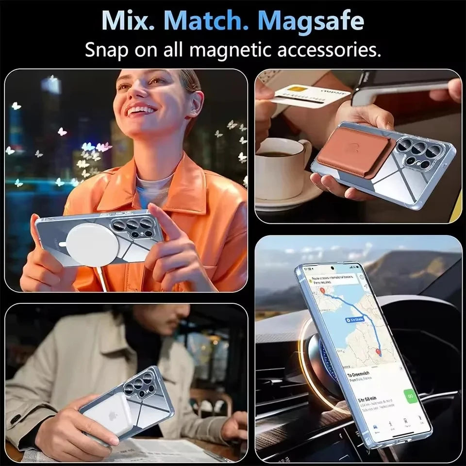 MagSafe Magnetic Case for Samsung Galaxy Note 10/20 Ultra & A05/A05S/A06/A15–A54