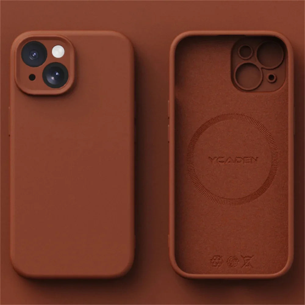 Liquid Silicone MagSafe Case for iPhone Pro Max 13, 12, 11