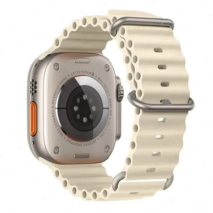 Ocean Band for Apple Watch Ultra 3/2 & Series 11–6 SE3 | Silicone Sport Strap