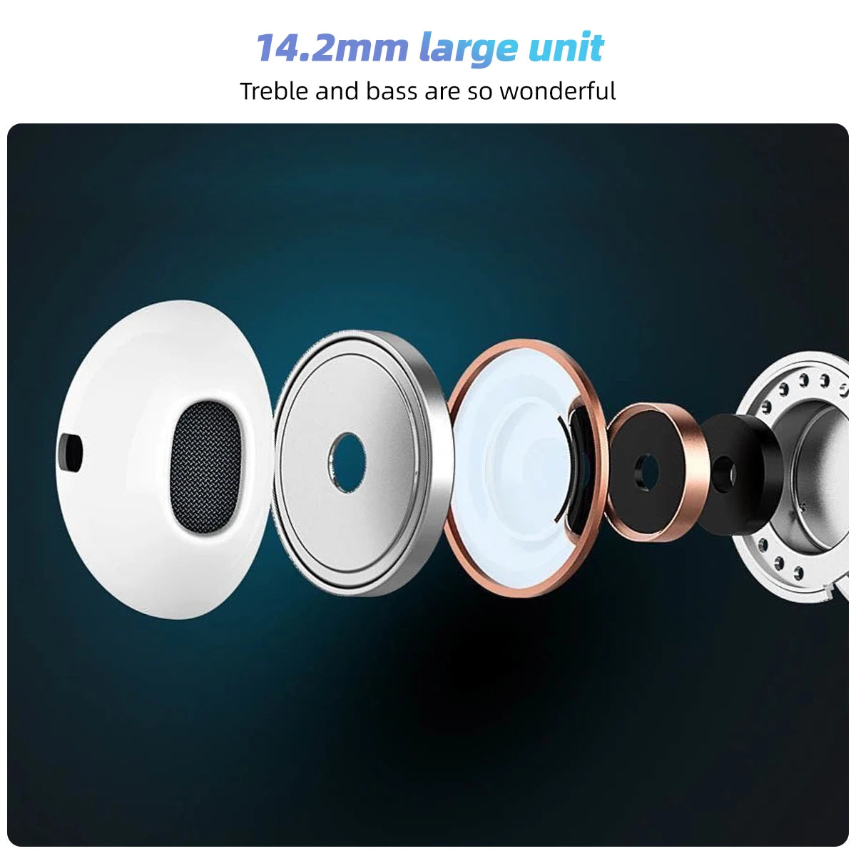 Type-C Wired Earphones with Mic | In-Ear USB-C Headphones for iPhone 15 & Android